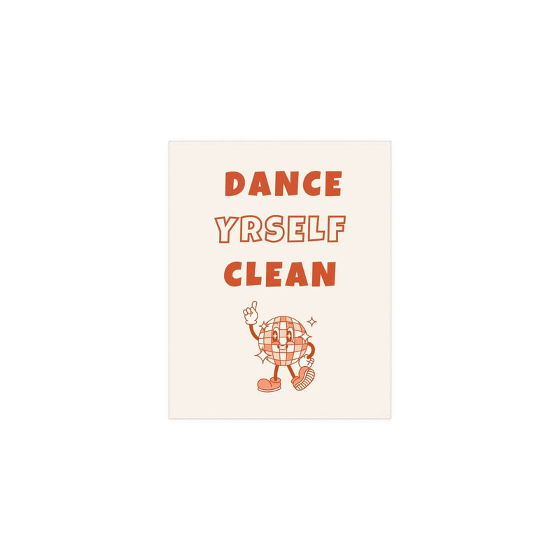 LCD Soundsystem - Dance Yrself Clean (Orange + Off-white)