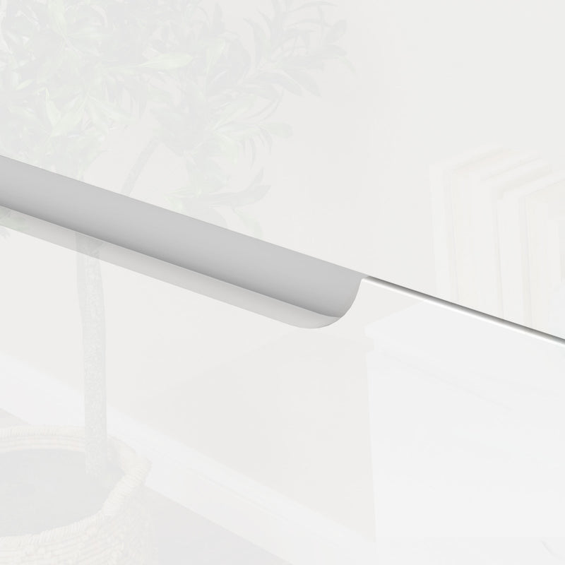 HOMCOM 4 Drawer Chest of Drawers for Bedroom, 60 x 40 x 85cm, White