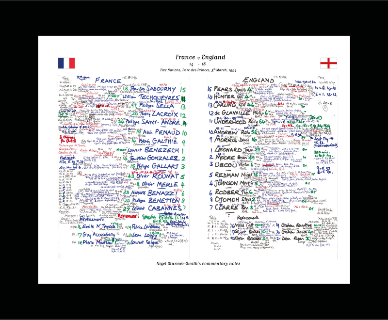 France v England, Five Nations Mar 1994 - Starmer-Smith