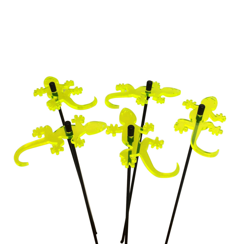 Small Garden Décor Ornaments Set of 5 'Gecko'