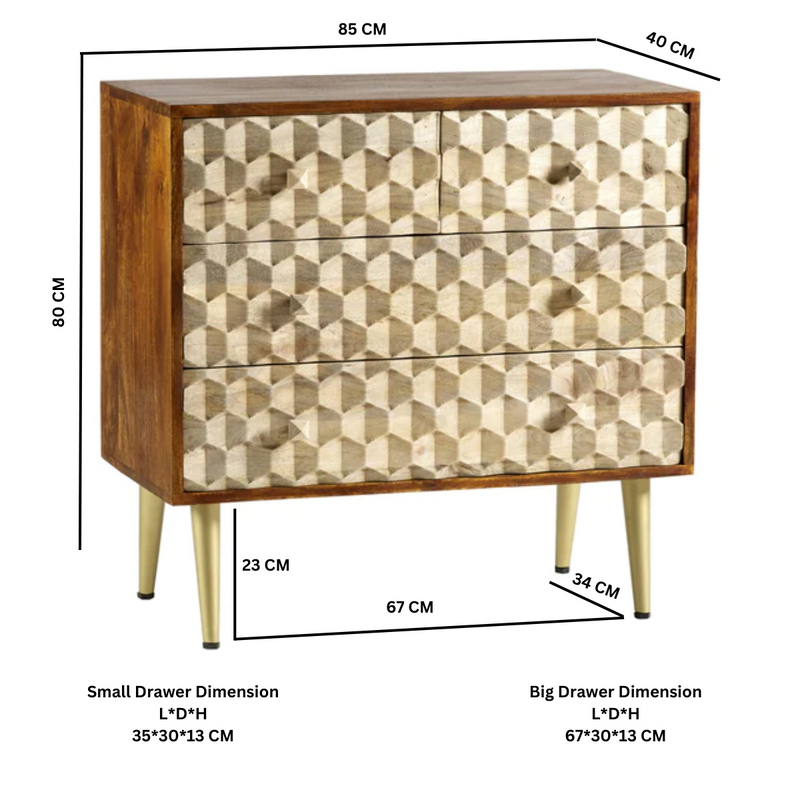 Edison 4 Drawer Chest