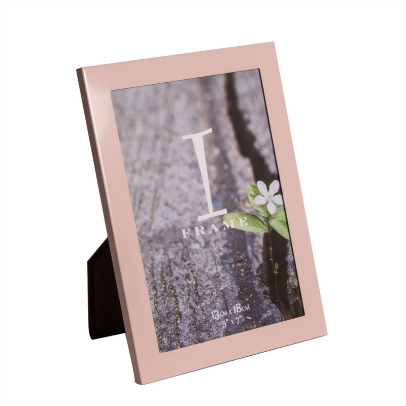 iFrame Aluminium Pink Photoframe 5" x 7"