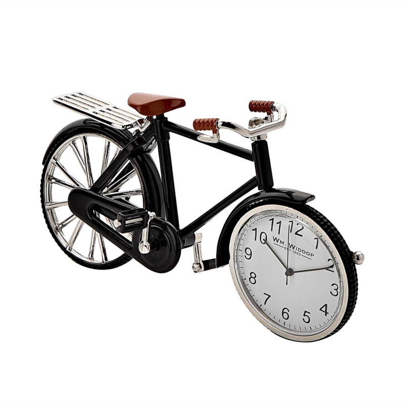 Wm Widdop Miniature Clock - Pedal Bike