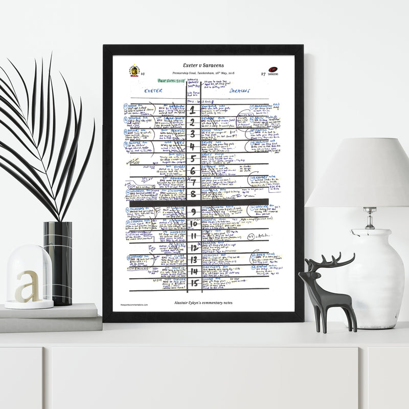 Exeter v Saracens, Premiership Final May 2018 - Eykyn