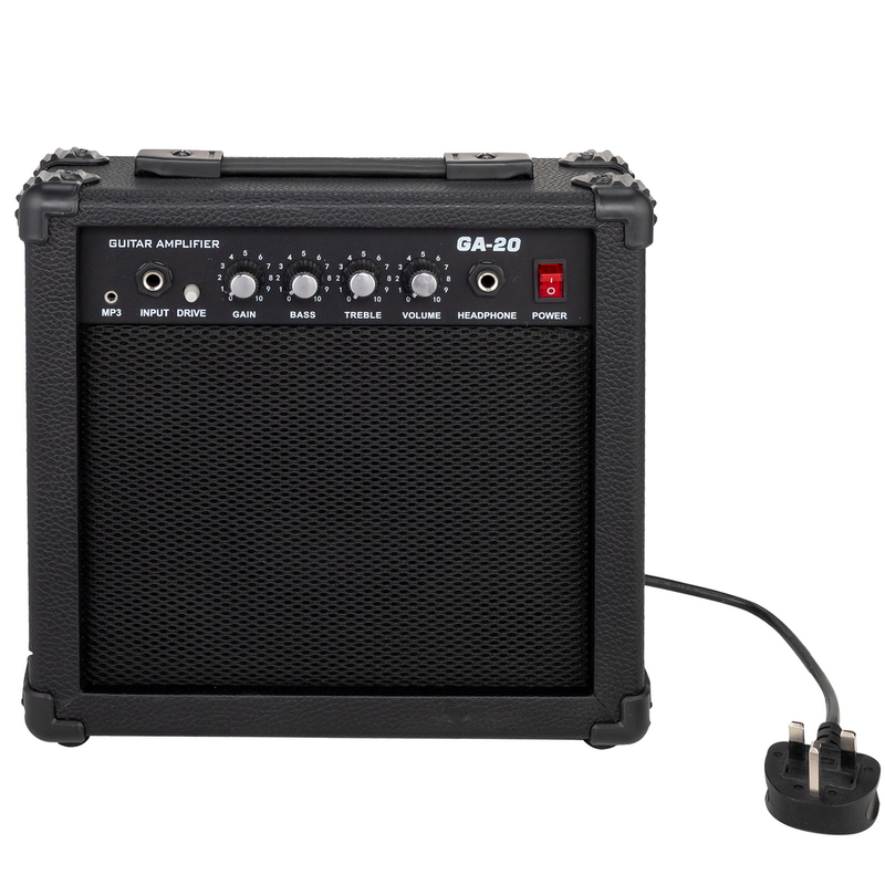 GST Stylish Electric Guitar Kit with Black Pickguard Sunset Color