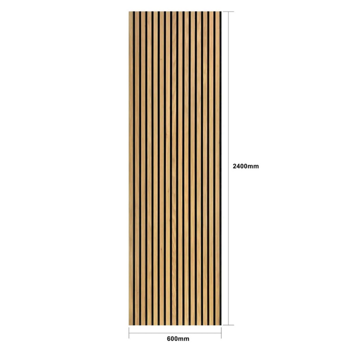 Natural Oak Acoustic Wall Panels (3 Pack)