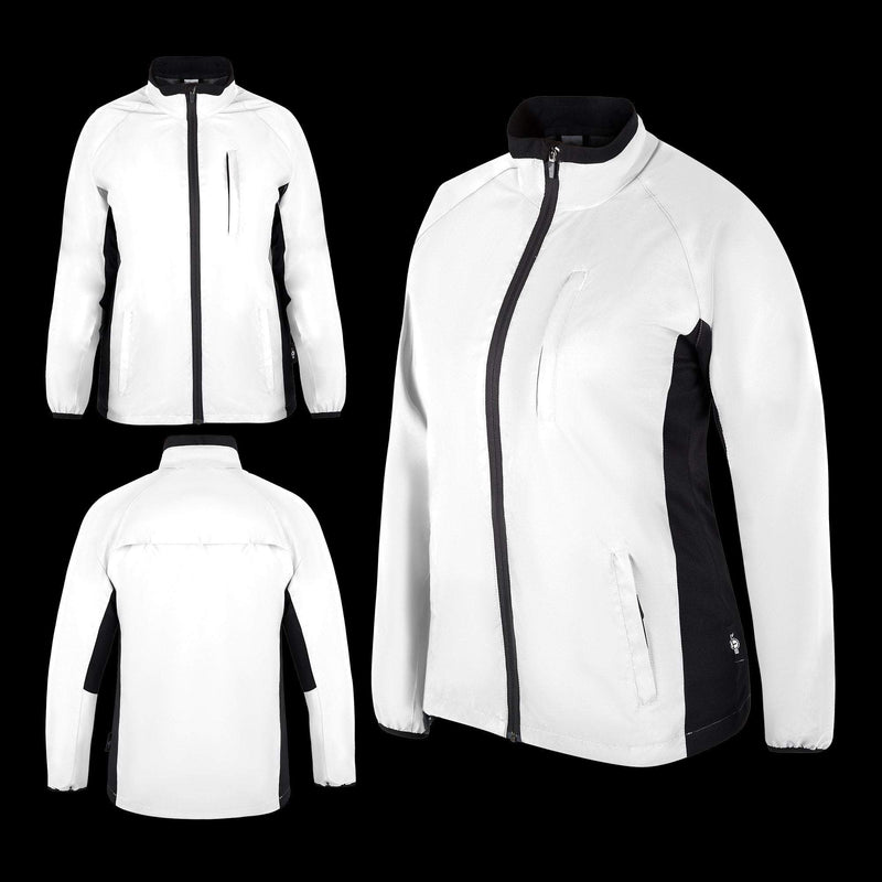 Womens Reflective Running & Cycling Jacket | Silver Hi Vis | BTR
