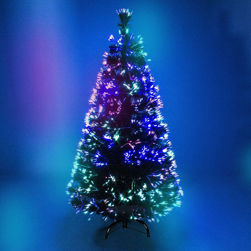 6FT (180CM) FIBRE OPTIC GREEN TREE