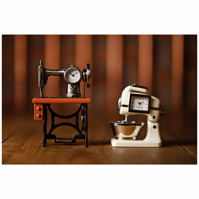 Wm.Widdop Miniature Clock - Sewing Machine