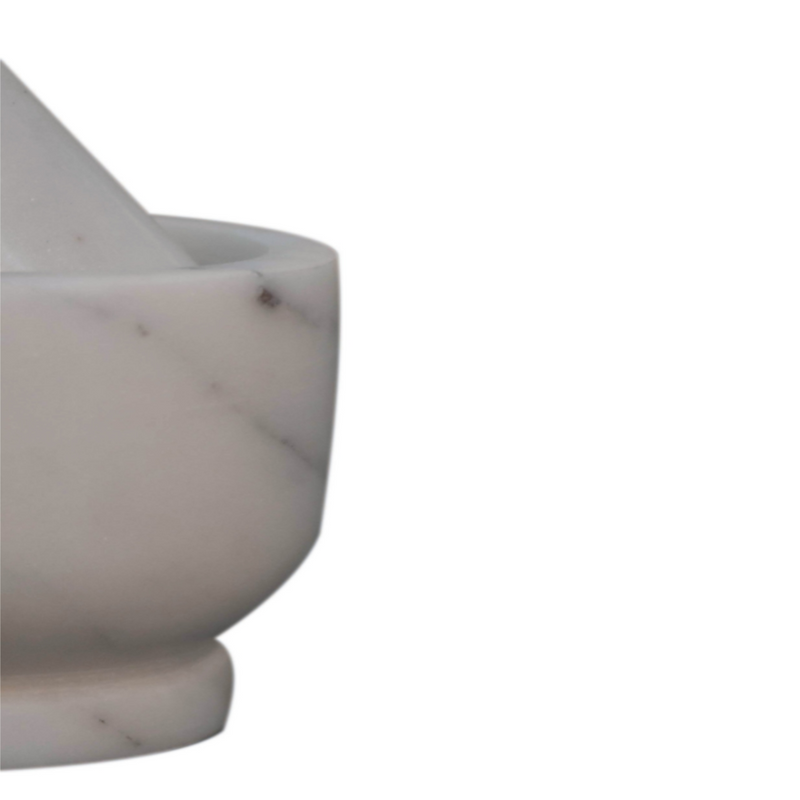 Artisan Furniture Kitchen Accessories - Small Marble Pestle and Mortar