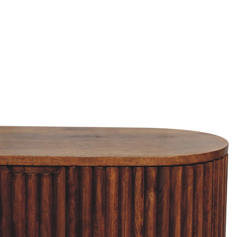 Artisan Furniture Solid Wood Reeve Lid-up Blanket Box, Light Brown