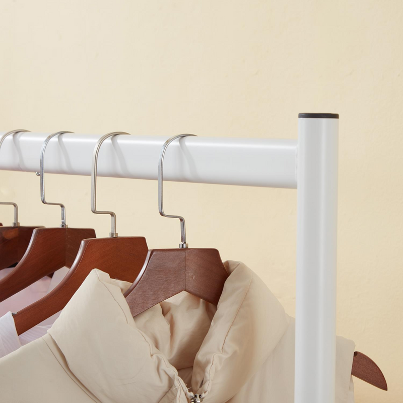 4ft Super Strong Heavy Duty Clothes Rail - White