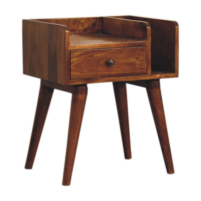 Artisan Furniture Solid Wood Chestnut Collective Bedside