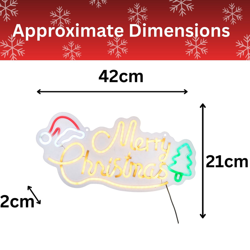 Merry Christmas Neon Sign