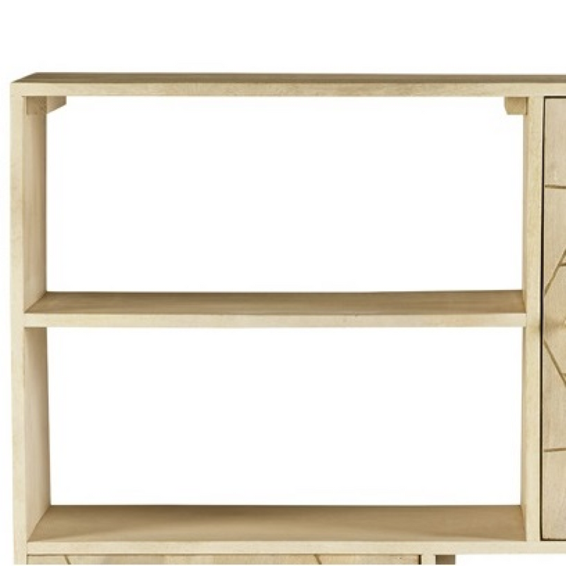 Light Gold Display Cabinet