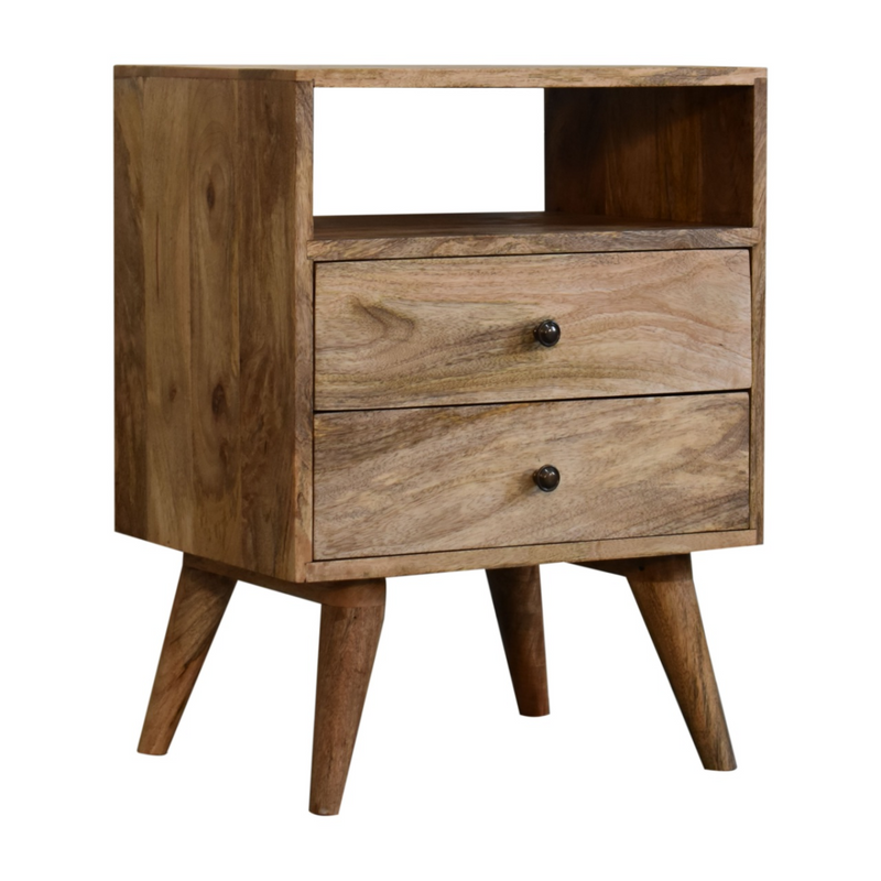 Artisan Furniture Solid Wood Classic Oak-ish Bedside