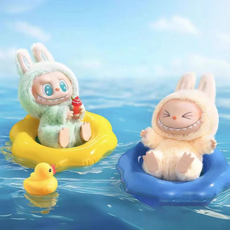 The Monsters Labubu Sit-Down Party Series Plush Pendant Doll Vinyl Face Doll Heart-Moving Macaron Doll Collection Decoration
