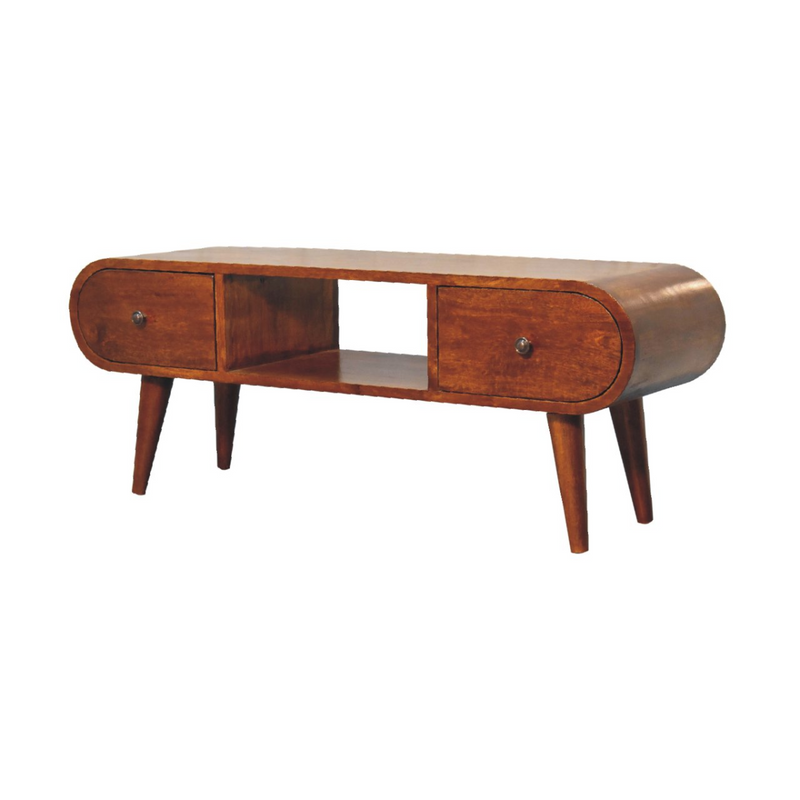 Artisan Furniture Solid Wood London Chestnut TV Stand
