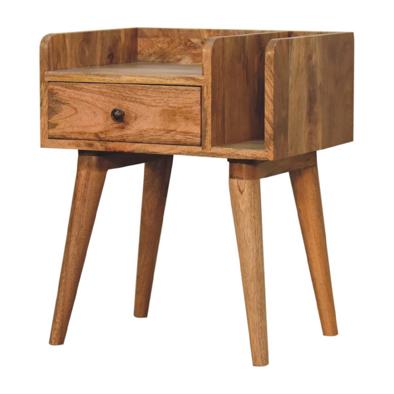 Artisan Furniture Solid Wood Oak-ish Collective Bedside
