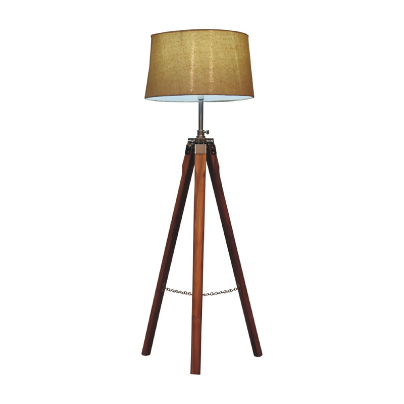 Artisan Furniture Fixed Chrome Tripod Floor Lamp