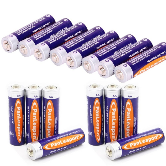 16 PCS AA Batteries 1.5V CarbonZinc AA Battery For Household Appliances Small Devices
