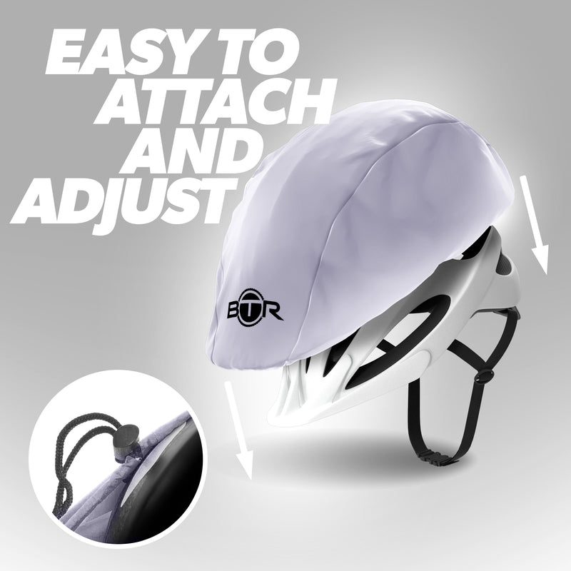 BTR Waterproof Hi Vis Cycling Helmet Cover