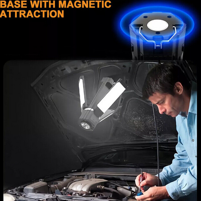 2 pack Rechargeable Foldable LED Camping Lantern Light Outdoor Camping Hiking Flashlight  Work Light  Camping Lantern Light