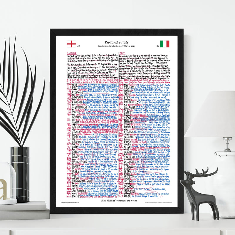 England v Italy, Six Nations Mar 2025 - Nick Mullins