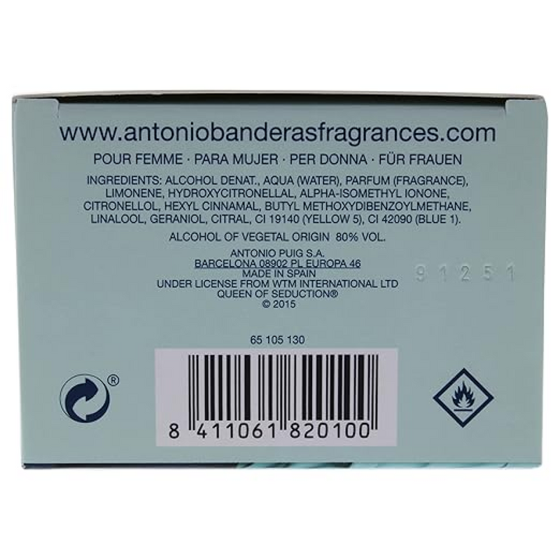Antonio Banderas Queen Of Seduction Eau De Toilette Spray 80ml