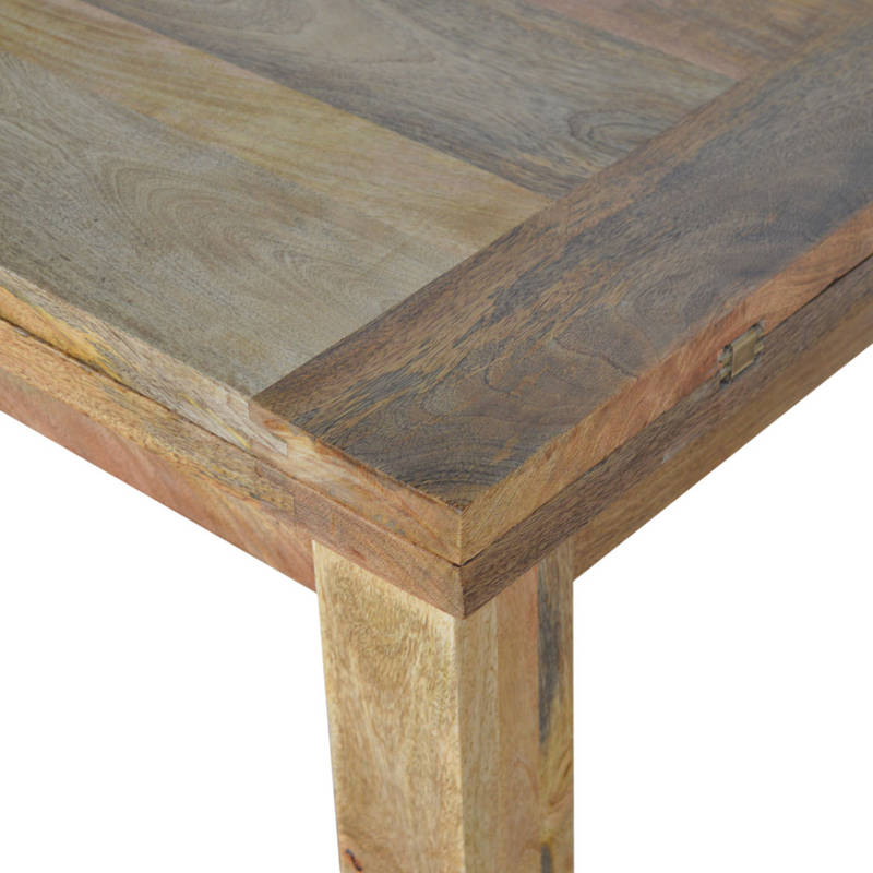 Artisan Furniture Solid Wood Extendable Butterfly Dining Table