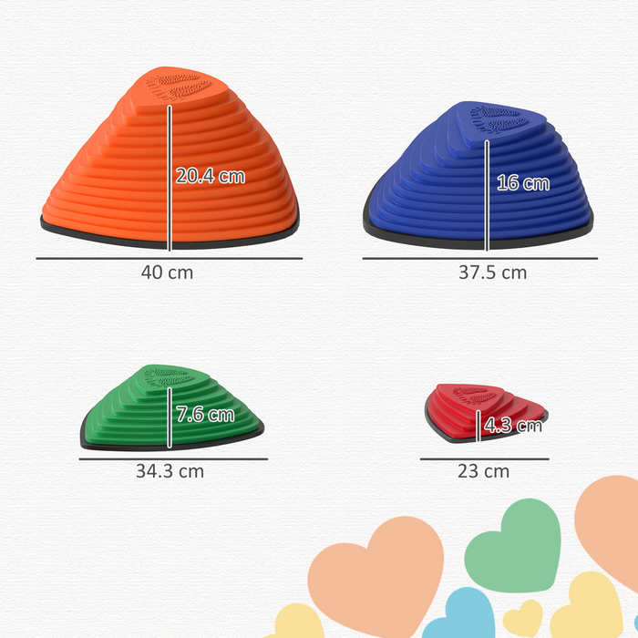 AIYAPLAY 11 Pieces Stepping Stones for Balance and Motor Skills
