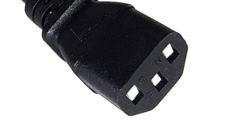 Kettle Lead Extension 1m Cable IEC Male to Female UPS Lead C13 - C14 Mains 240V