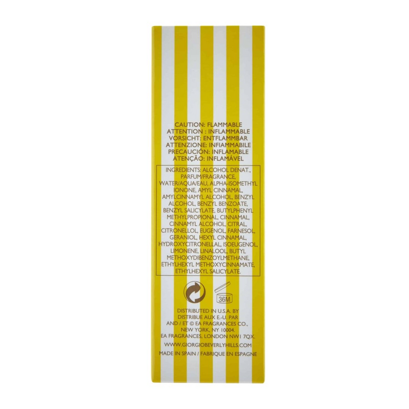 Giorgio Beverly Hills Giorgio Yellow Eau De Toilette Spray 30ml