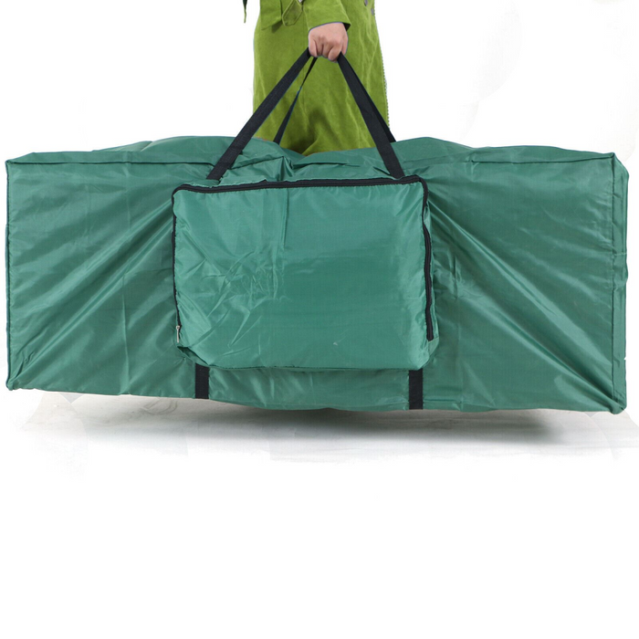 Large Green Xmas bag With Side Pocket