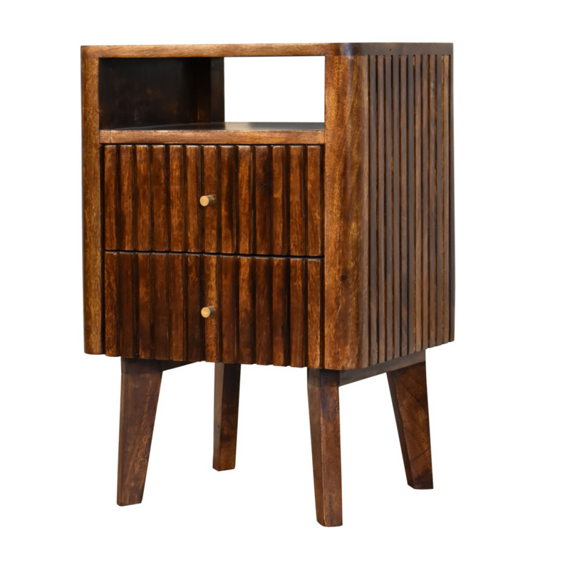 Artisan Furniture Solid Wood Reeve Bedside
