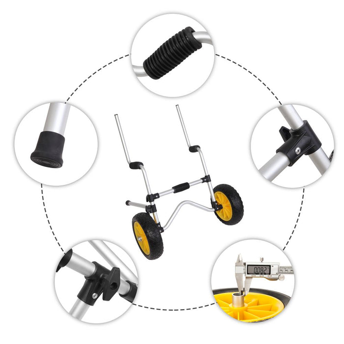 Light And Practical Vertical Kayak Trailer