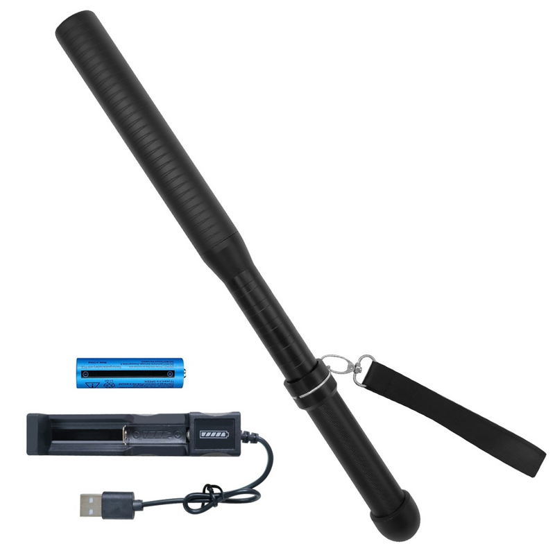 USB Rechargeable LED Flashlight 3-Mode Outdoor Camping Hiking Flashlight Set
