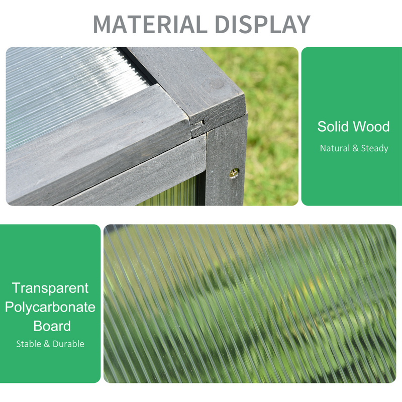 Wooden Cold Frame Greenhouse