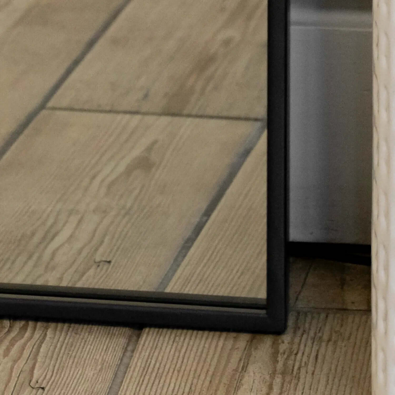 Yōko- Black Metal Gentle Arch Mirror - 180cm x 105cm