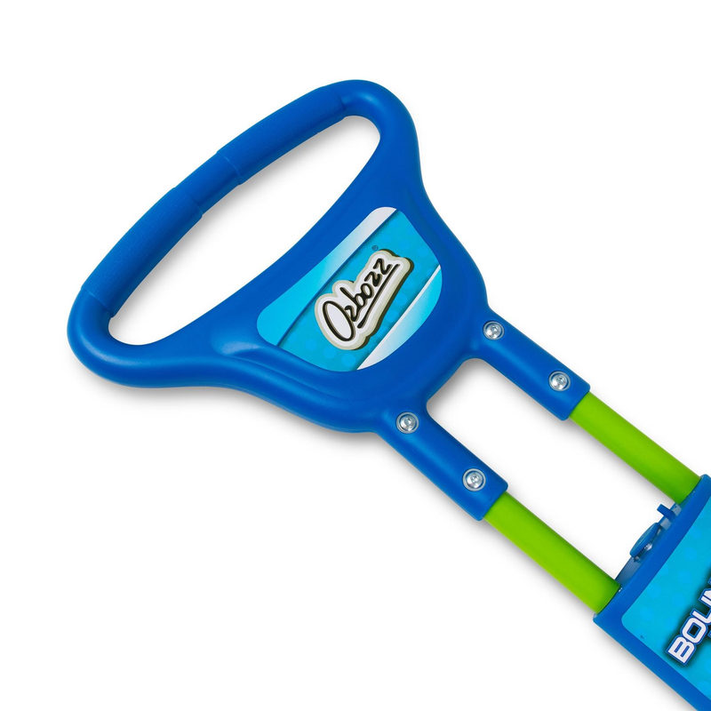 Pogo Stick - Ozbozz Go Light Up Spring powered 89cm Blue Outdoor Garden Game for Boys Girls