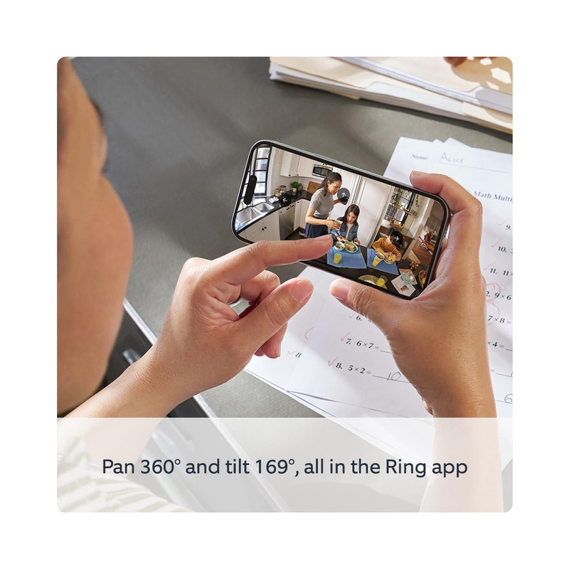 Ring Pan-Tilt Indoor Camera Plug-In Black
