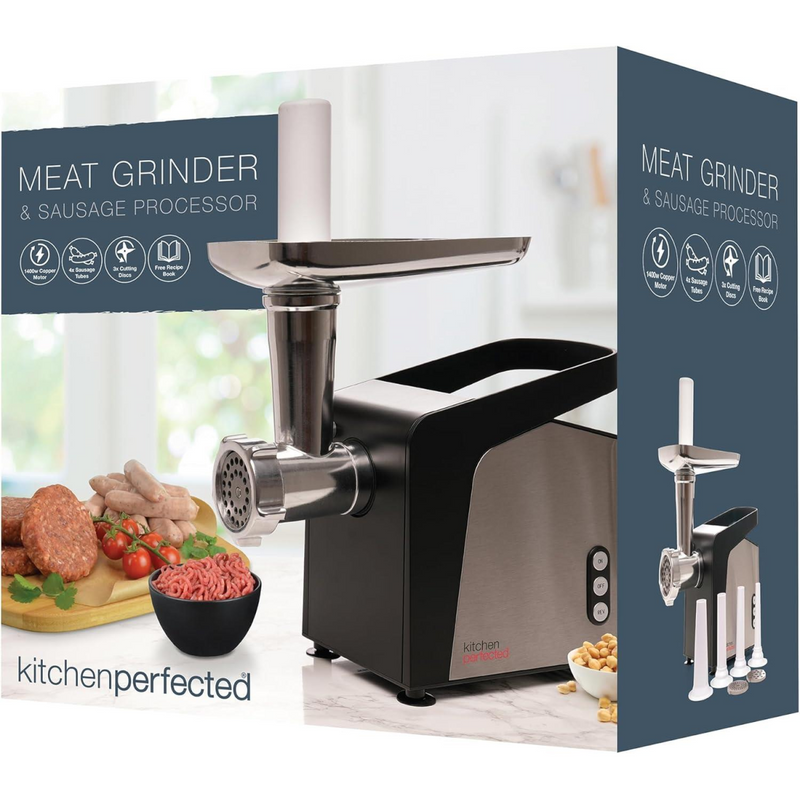 KitchenPerfected 1400w Meat Grinder & Sausage Processor