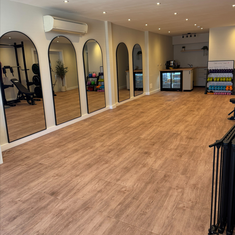 Sprung Konnecta Wood Effect Premium Gym Flooring Mats - 20mm