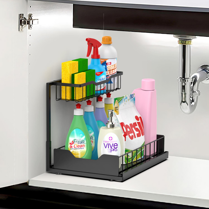 VINSANI METAL UNDER SINK STORAGE 1010498