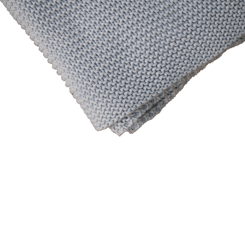 Artisan Furniture Double Blue Knit Throw