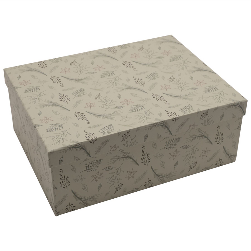 Set of 6 nested Winter Wilds Gift Boxes