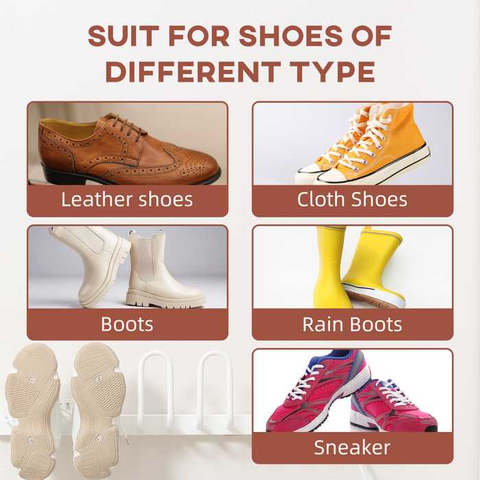 Wall Mounted Electric Shoe Dryer Shoe Warmers for Boots 3 Pairs White HOMCOM