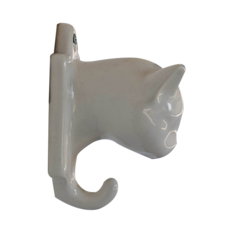 Artisan Furniture Wall Decor - Assorted Animal Wall Hooks Set of 3, White