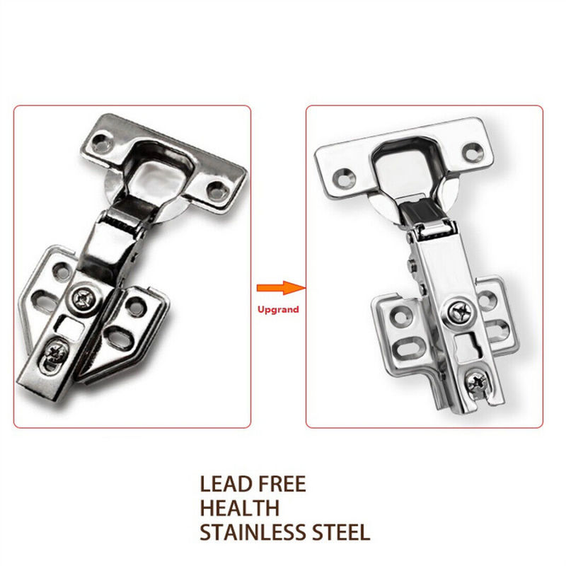 10PCS SOFT CLOSE 35mm KITCHEN CABINET CUPBOARD STANDARD DOOR HINGES NEW