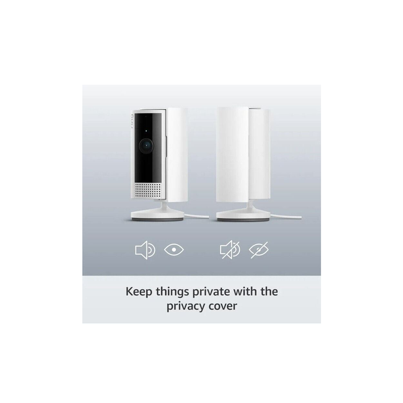 Ring Indoor Camera  2nd Gen Security Cam 1080p HD Video White